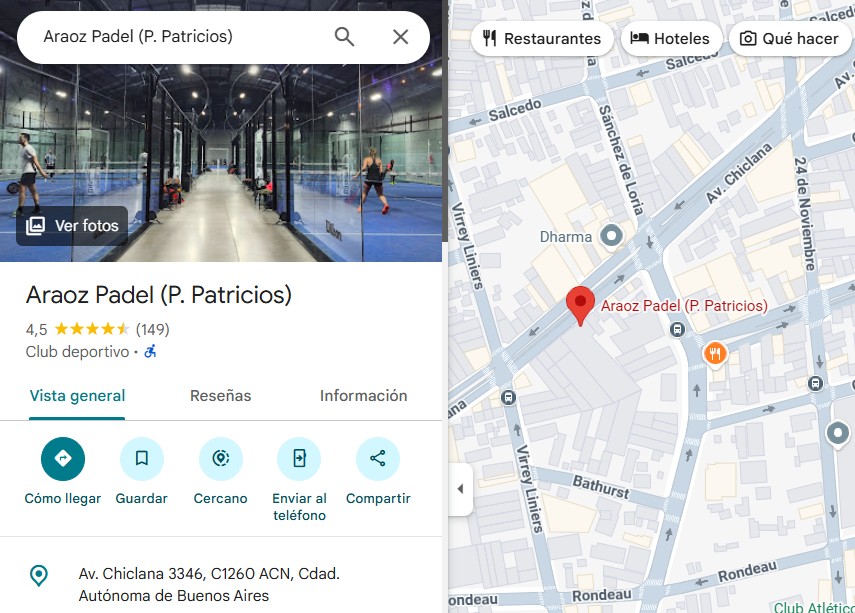 Araoz Pádel Parque Patricios